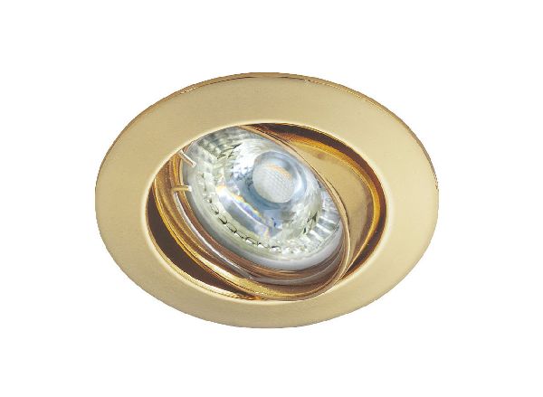 Galaxy - encastré gu10, rond, basculant, doré, lampe non incl.,conx°s/ - 4892