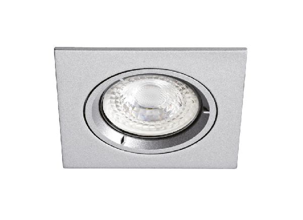 Speed 50 c 230 - encastré gu10, carré, fixe, nickel, lampe non incl. - 4971