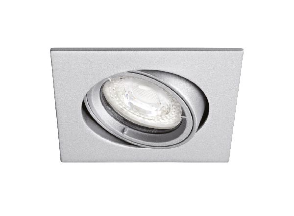 Speed 70 c 230 - encastré gu10, carré, basculant, nickel, lampe non in - 4973