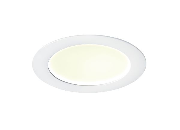 Flat led - downlight plat, rond, fixe, blanc, 110°, led intég. 13w 300 - 50104