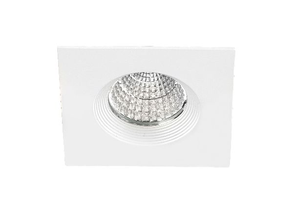 Elite s5 - encastré carré, fixe, a/module led 36° 13w 3000k 1100lm inc - 50134