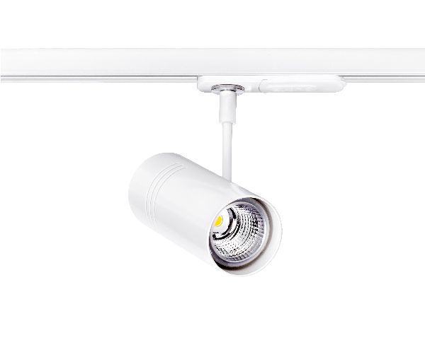 Evoli - spot rail 1 all.029, blanc, angle 35°, led intég. 9w 3000k 820 - 50170