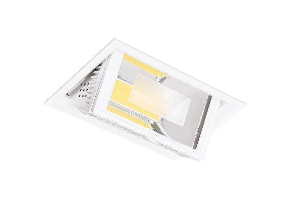 Metropolis - downlight, rectgl, bascul., 80°, led intég. 45w 4200k 410 - 50181