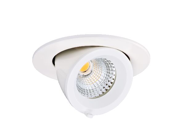 Randy s - downlight rond, orientable, blanc, 36°, led intég 7,5w 4000k - 50443