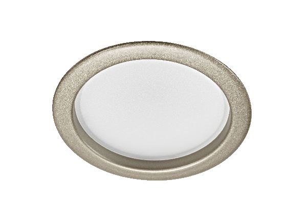 P10 - downlight ip20/65, rond ø105mm fixe nickel, 90°, led intég.10w 3 - 50540