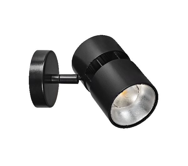 Ninety 01 - proj. s/patère, noir, angle 30°, led intég. 30w 3000k 3000 - 50574