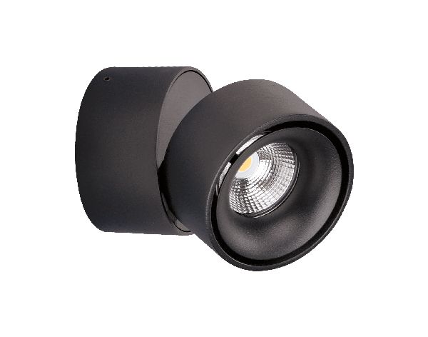 Mini tahiti - appl. mur orient., noir, led intég. 9w 3000k 600lm variable - 50594