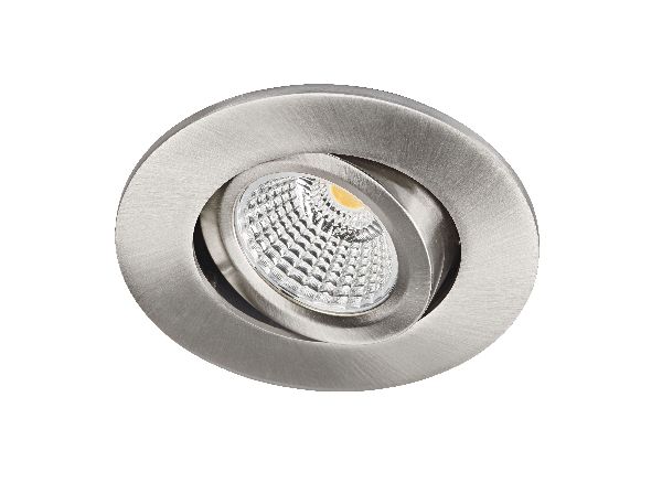 Dl-iso - encastré ip20, recouvrable, nickel, led intég. 8w 65° 3000k 8 - 50633