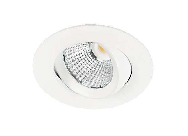 Dl-084 - encastré ip20/44, recouvrable, blanc, led intég. 8w 47° 3000k - 50635