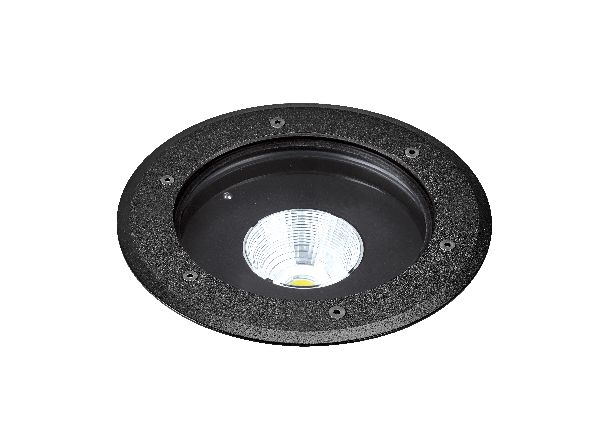 Tecnisol 200 - enc.sol ext. ip67 ik10, rond, noir, led 20w 60° 3000k 1 - 50640