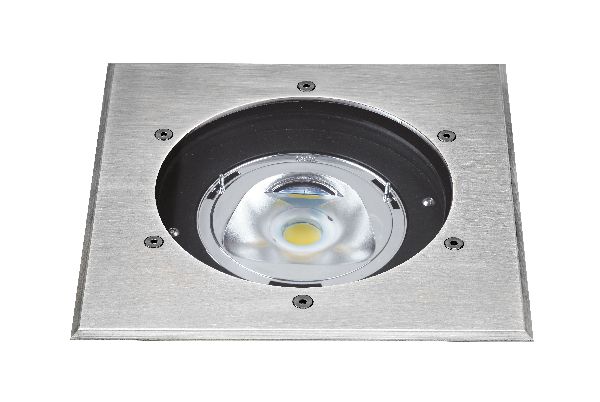 Tecnisol 200 asy - enc.sol ext. ip67 ik10, carré, inox, led 20w 3000k - 50650