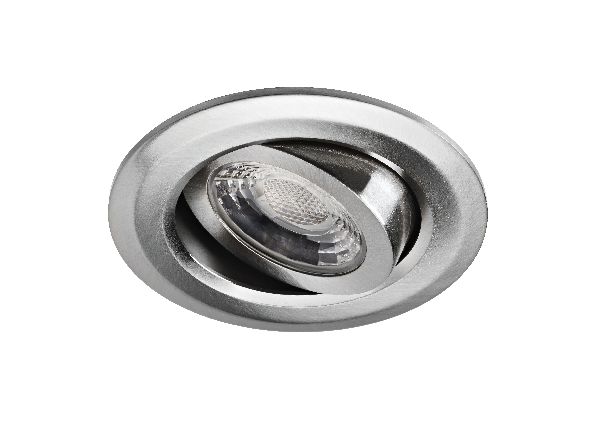 Dl cover - encastré ip20/65, recouvrable, nickel, led intég. 6w 54° 30 - 50658