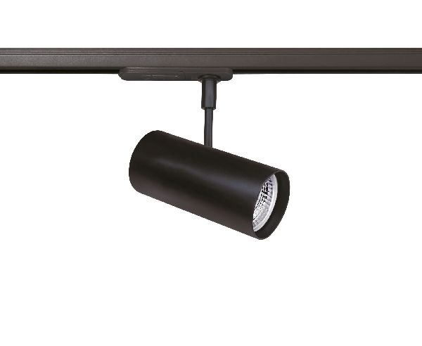 Evoli - spot rail 1 all.029, noir, angle 35°, led intég. 9w 3000k 820l - 50680