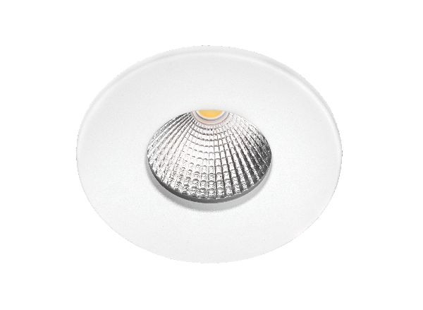 Ef7 - enc. recouvrable ip20/65, fixe, blanc, led 7w 600lm 3000k dim. - 50705