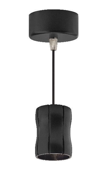 Mini curves - suspension, alu noir, led intég. 4,8w 3000k 400lm - 50710