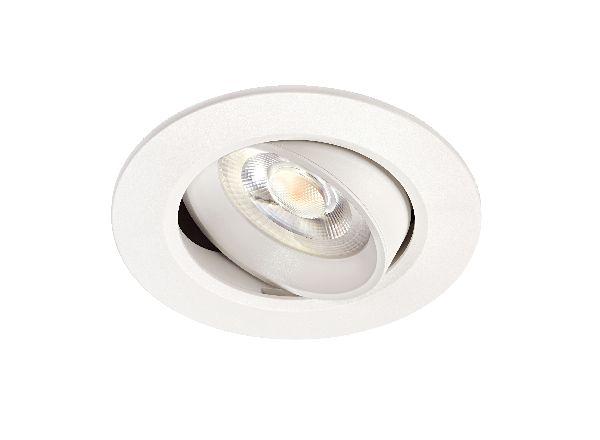 Elody 2 - encastré plafond, blanc, basculant, led intég. 6w 3000k 550l - 50745