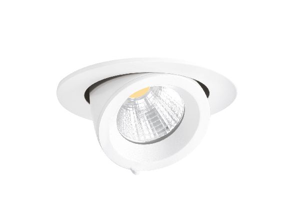 Randy 1 - downlight rond, orientable, blanc, 50°, led intég 13w 3000k - 50778