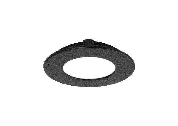 Flat cct - encastré plat fixe noir 110° led 5w 450lm 3000/4000k (cct) - 50803