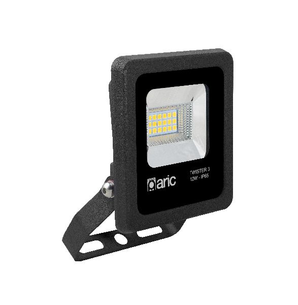 Twister 3 - proj. ext. ip65 ik08, noir, 90° led intégré 12w 3000k 1450 - 50821