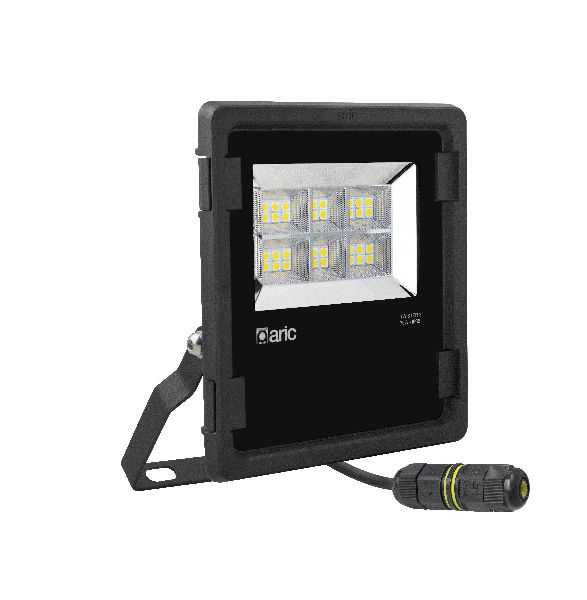 Twister 3 - proj. ext. ip65 ik08, noir, 90° led intégré 70w 2400k 7700 - 50826