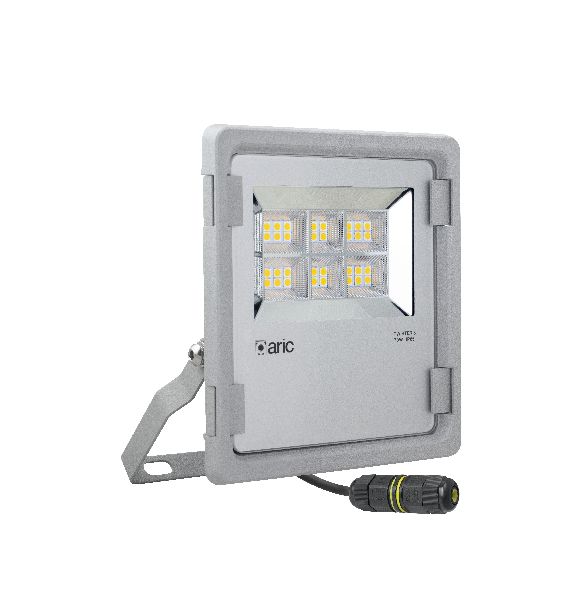 Twister 3 - proj. ext. ip65 ik08, gris, 90° led intégré 70w 4000k 9100 - 50836