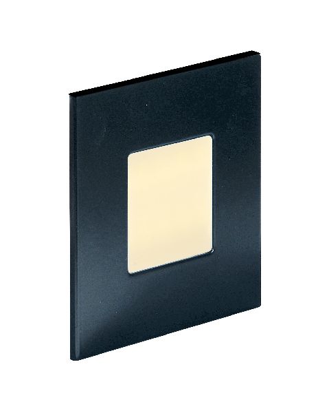 Baliz 2 - encastré mur carré, fixe, noir, led intég. 0,92w 2400k 52lm - 50900