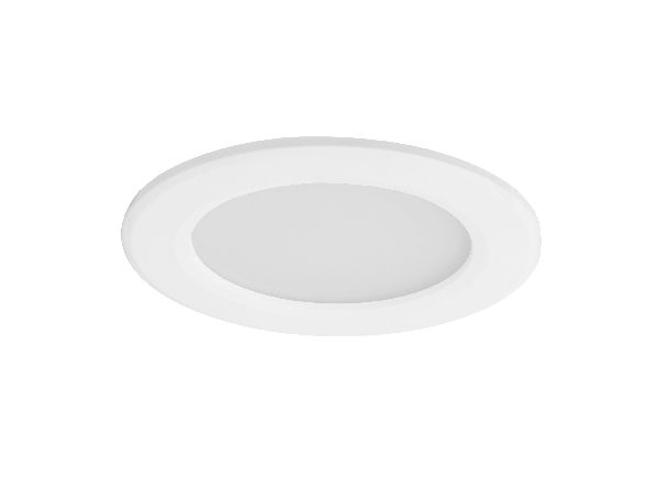 Flat-iso-downlight ip20/65 recouvr., fixe, blanc, led 8w 800lm 3000/4000k(cct) - 50917