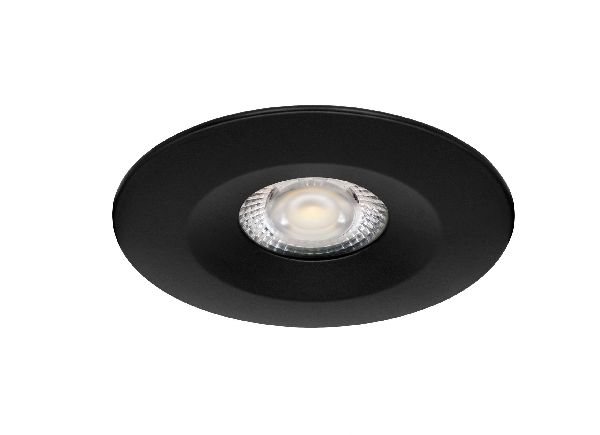 Aspen vol1 - encastré rond, fixe, noir, led 5w 36° 450lm 3000/4000k (cct) - 51223