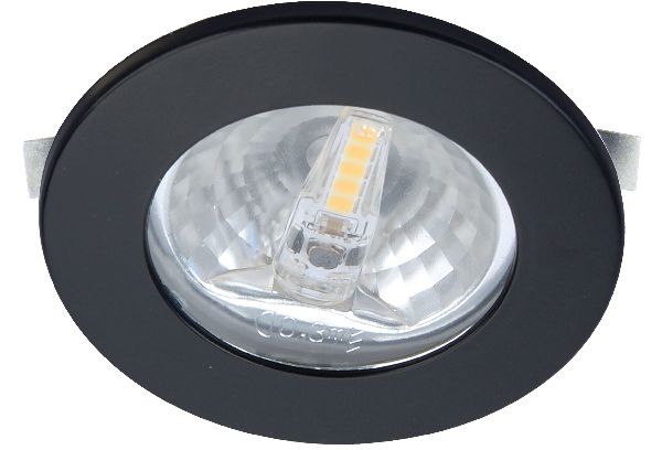 Spot s1200 led 1,8w/3000k noir - 51339