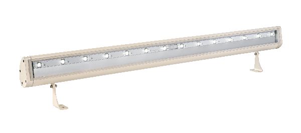 Zuro -applique ext. ip65 ik07 basc., beige, led intégré 18w 4000k 1400 - 5370