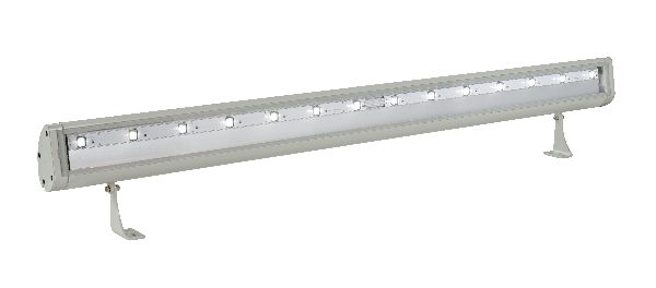 Zuro -applique ext. ip65 ik07 basc., gris, led intégré 18w 4000k 1400l - 5371