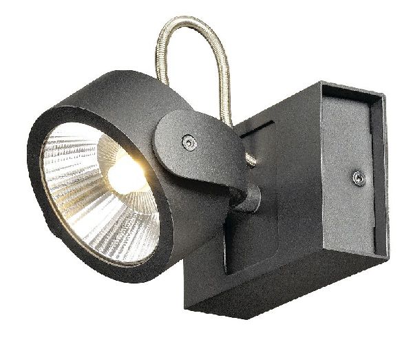 KALU, applique/plafonnier, noir, LED 17W, 3000K, 60° 1000127