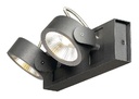 KALU, applique/plafonnier, noir, LED 31W, 3000K, 60° 1000129