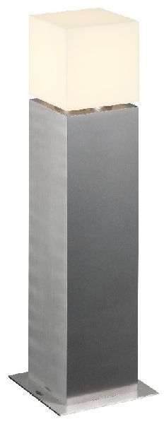 SQUARE POLE 60, borne extérieure, inox, E27, 20W max, IP44, inox 304 1000345