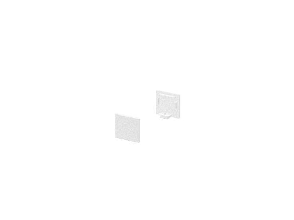 GRAZIA 10, embouts pour profil standard, 2 pcs., blanc 1000479