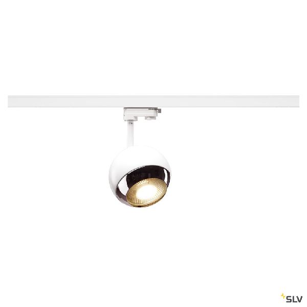 LIGHT EYE 150 TRACK, spot, blanc/chrome QPAR111 max.75W, adapt rail 3 all inclus 1000708