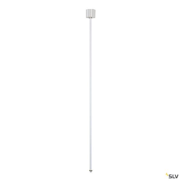 EUTRAC suspension rigide pour rail 3 allumages, blanc RAL 9016, 120cm 1001528