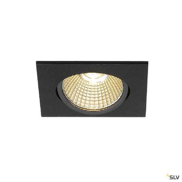 NEW TRIA 68 CARRE encastré, noir, LED 7,2W 1800-3000K Dim to warm 1001991