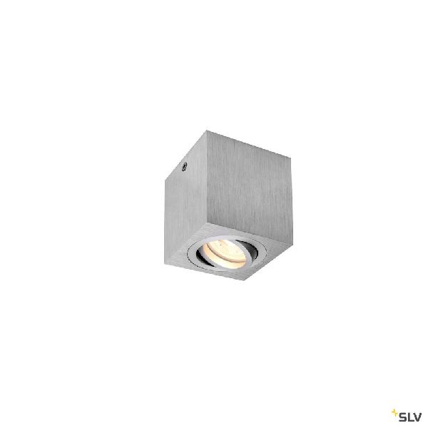 TRILEDO CARRE CL plafonnier, alu brossé, GU10 50W max. 1002004