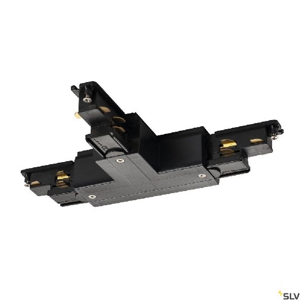 S-TRACK DALI, Connecteur en T, terre gauche, noir 1002651