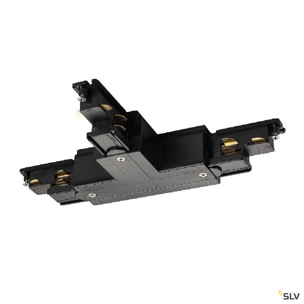 S-TRACK DALI, Connecteur en T, terre droite, noir 1002652