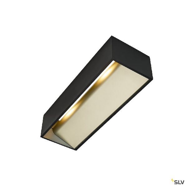 LOGS IN L, applique intérieure, noir/laiton, LED, 17W, 3000K, variable 1002842