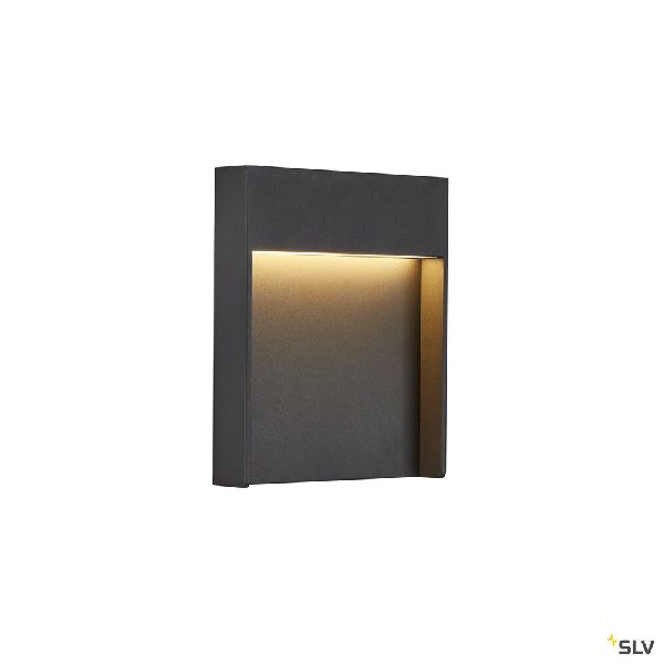 FLATT, applique extérieure, anthracite, LED, 14W, 3000K/4000K, IP65 1002952