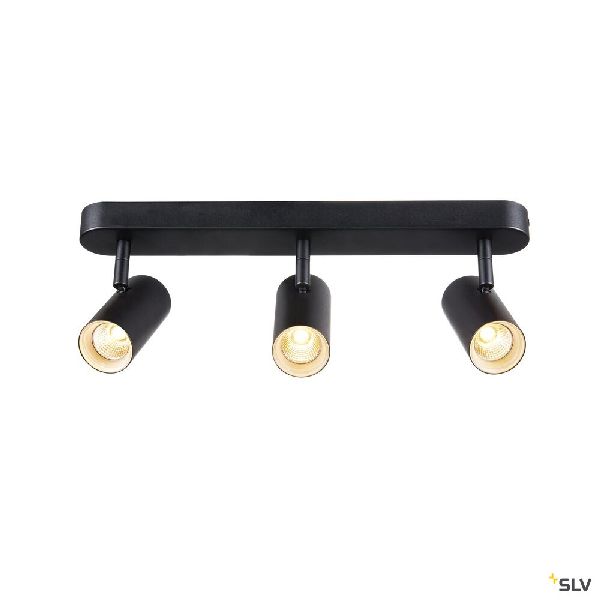 NOBLO, applique et plafonnier intérieur, triple, noir, LED, 24W, 2700K, variable 1002976