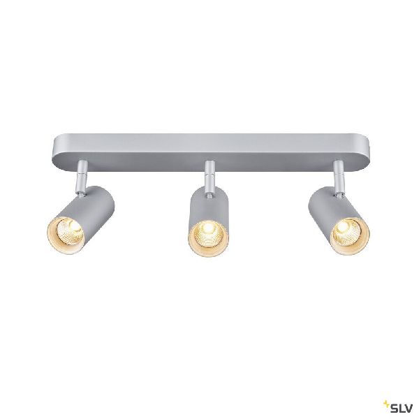 NOBLO, applique et plafonnier intérieur, triple, argent, LED, 24W, 2700K, variab 1002978