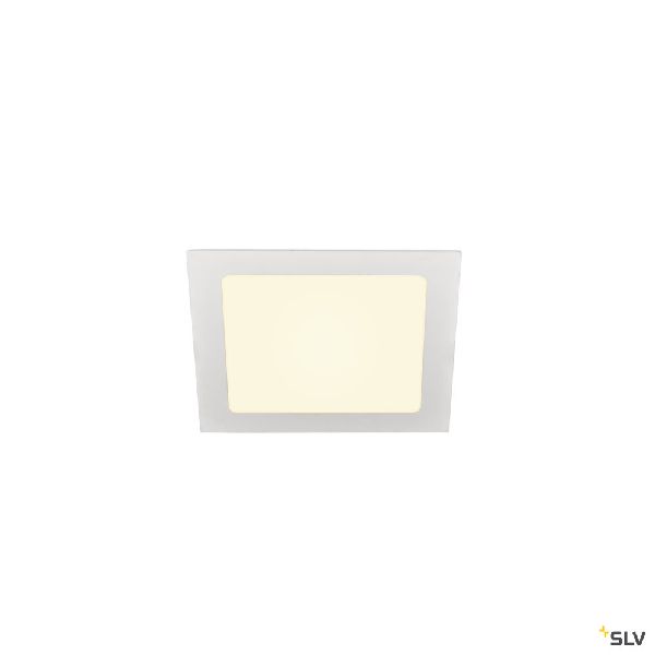 SENSER 18, encastré de plafond intérieur, carré, blanc mat, LED, 9,7W, 3000K 1003012