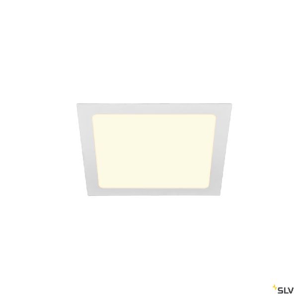 SENSER 24, encastré de plafond intérieur, carré, blanc mat, LED, 13W, 3000K 1003013