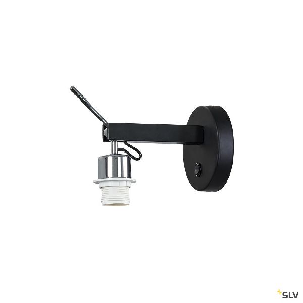 FENDA, applique intérieure, base, noir, E27, 40W max, orientable, sans abat-jour 1003034