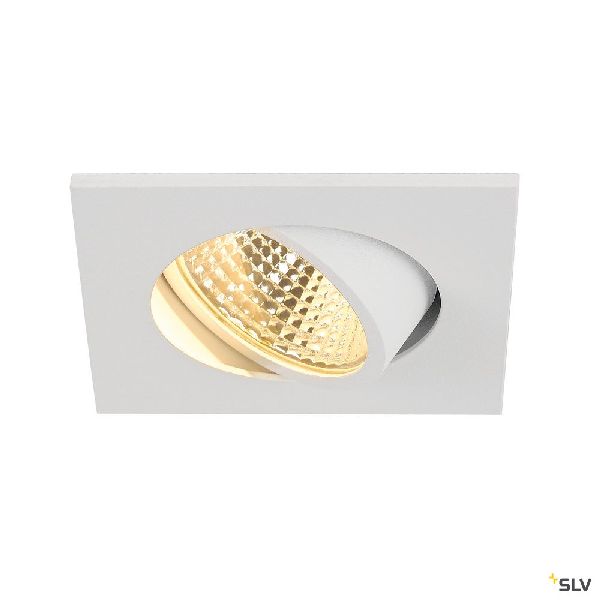 NEW TRIA 68, encastré de plafond intérieur, simple, carré, blanc mat, LED, 5,3W, 1003063