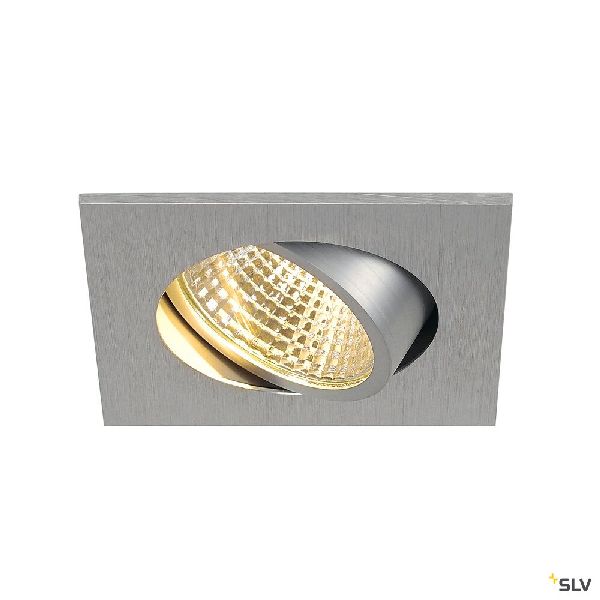 NEW TRIA 68, encastré de plafond intérieur, simple, carré, aluminium brossé, LED 1003064